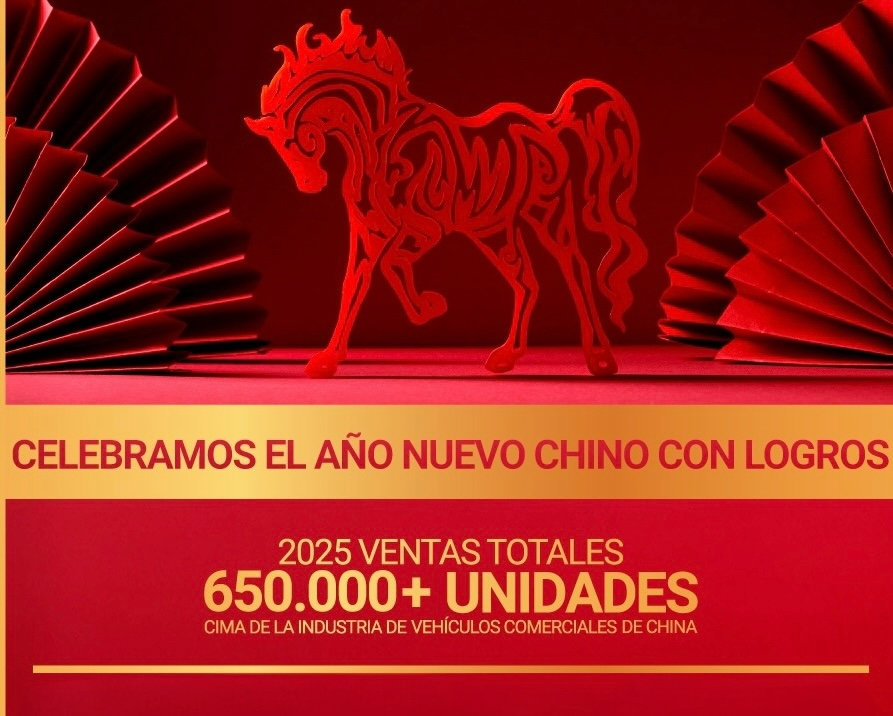 FOTON superó las 650.000 ventas en 2025 y lideró la exportación de vehículos comerciales