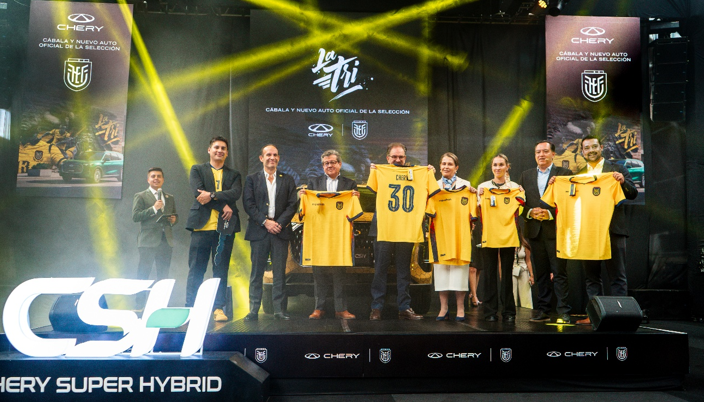 Chery firmó una alianza con la FEF y se convirtió en el vehículo oficial de la Selección