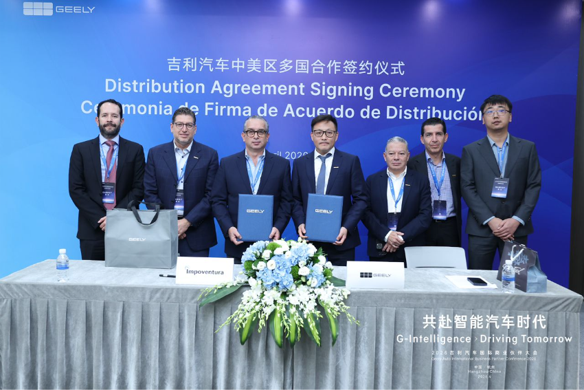 Geely incorpora a Ecuador a su estrategia global de expansión automotriz