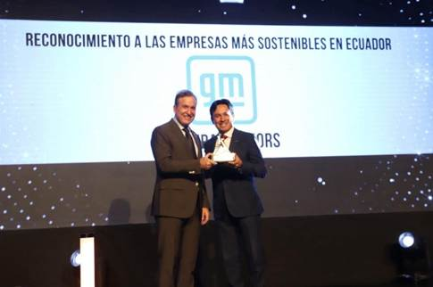 General Motors Ecuador fue condecorada como una de las empresas más sostenibles del país