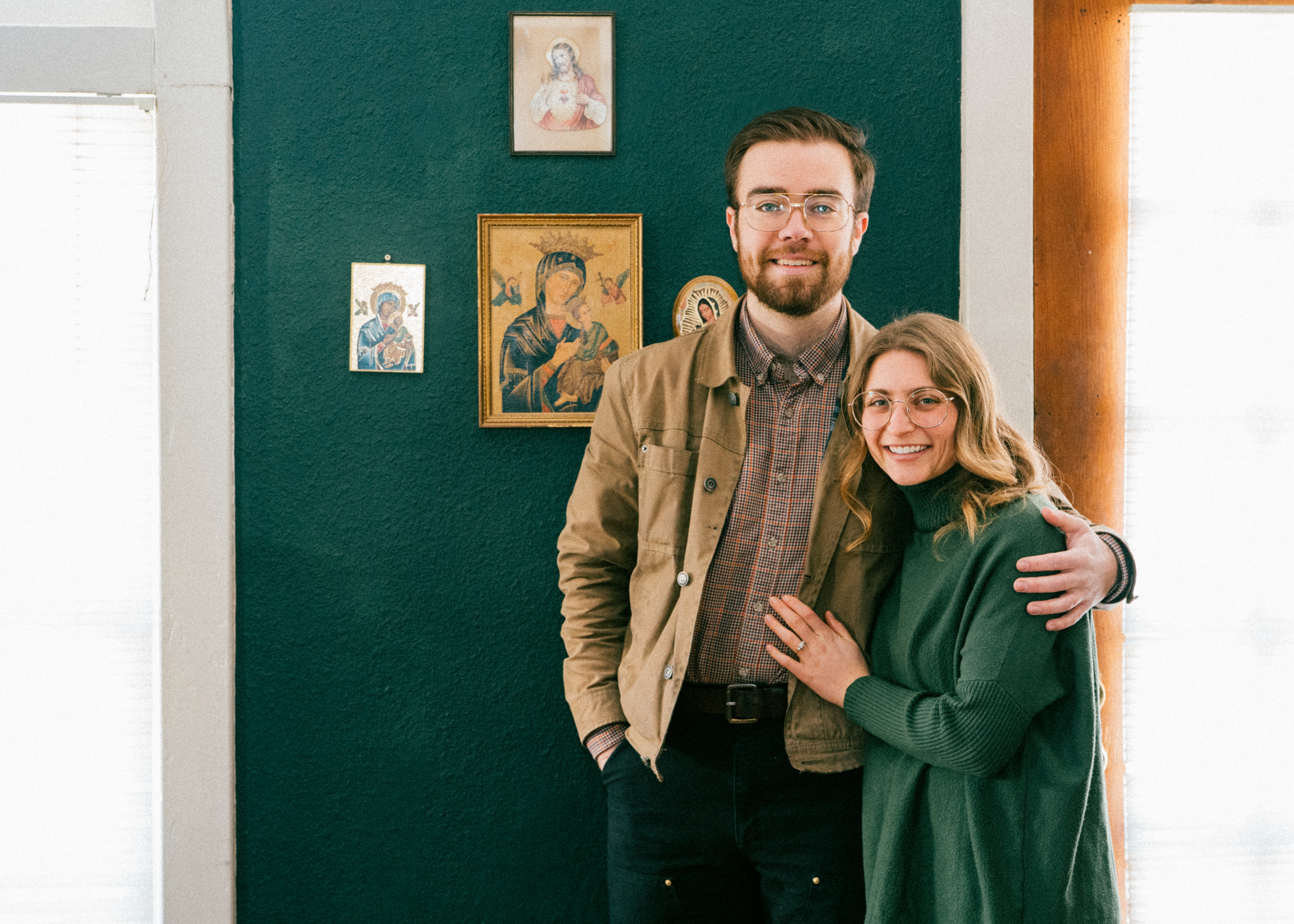 Portrait of Alex and Taylor Harold