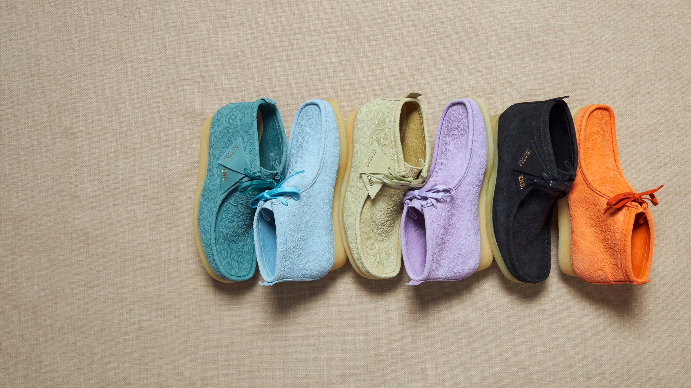 clarks end wallabee