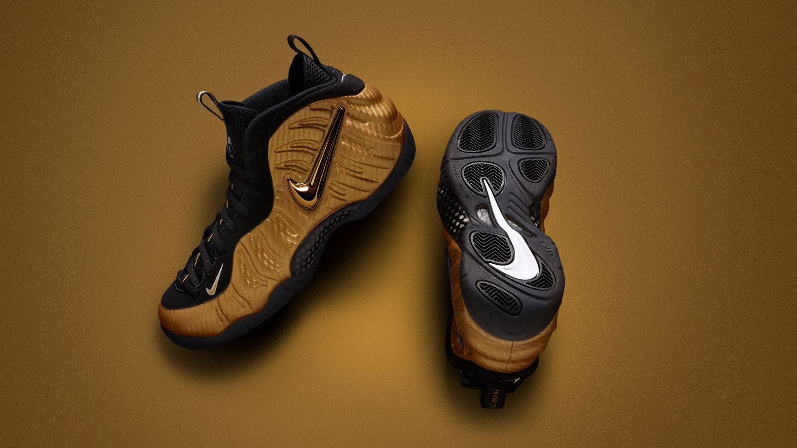 Nike Air Foamposite Pro 'Metallic Gold' - Launching 19th October