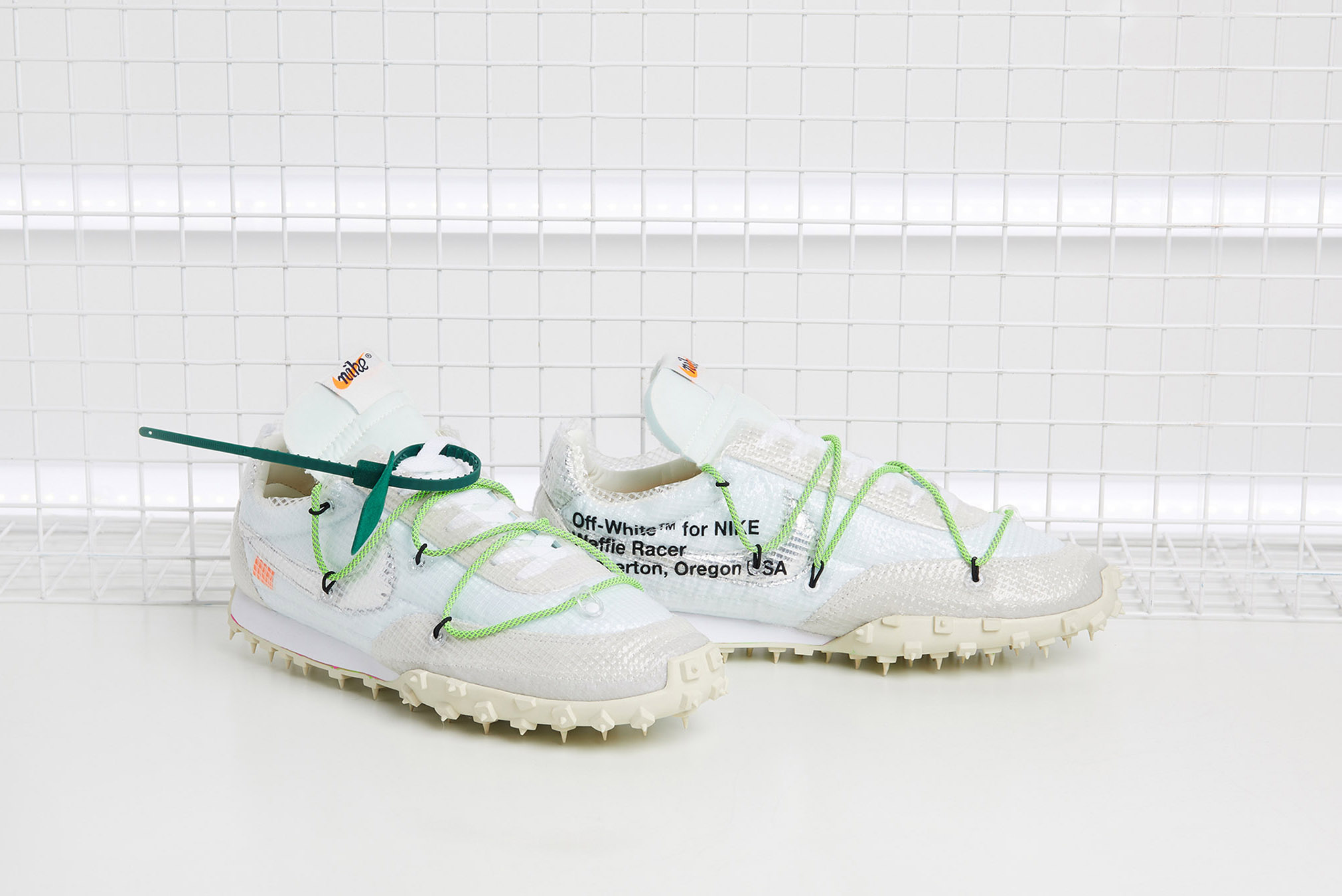 off white waffle racer cut