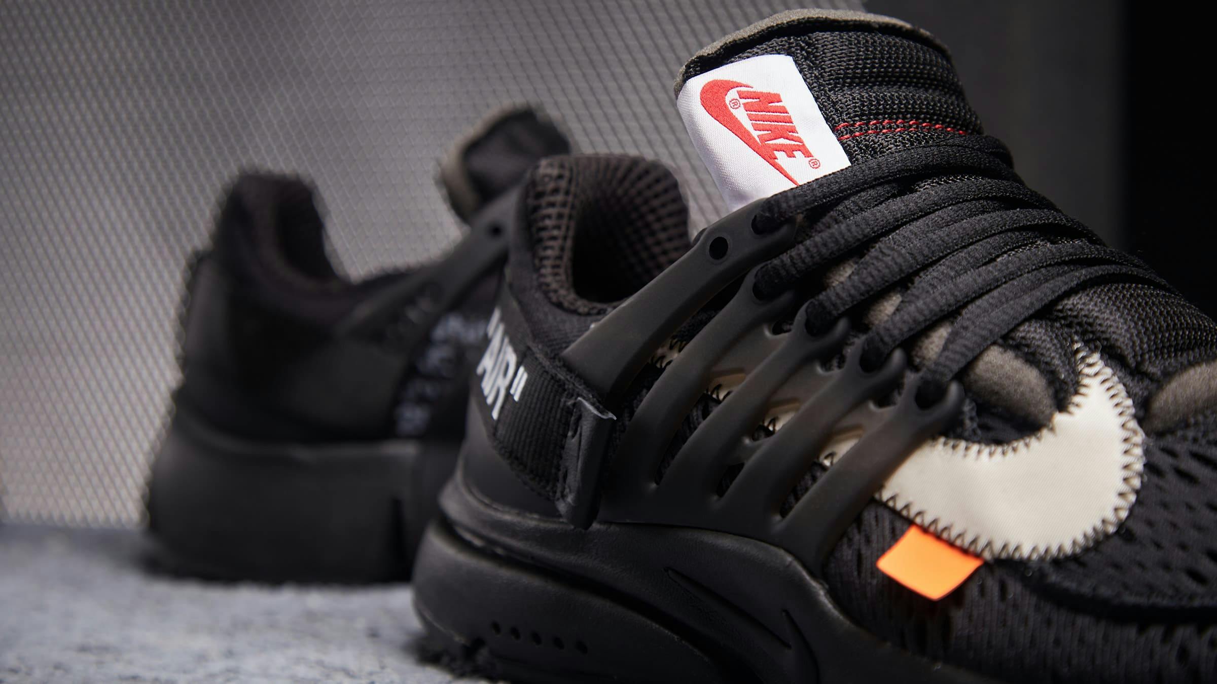 Nike x Virgil Abloh The Ten: Air Presto 'Black' - Register Now on END.  Launches