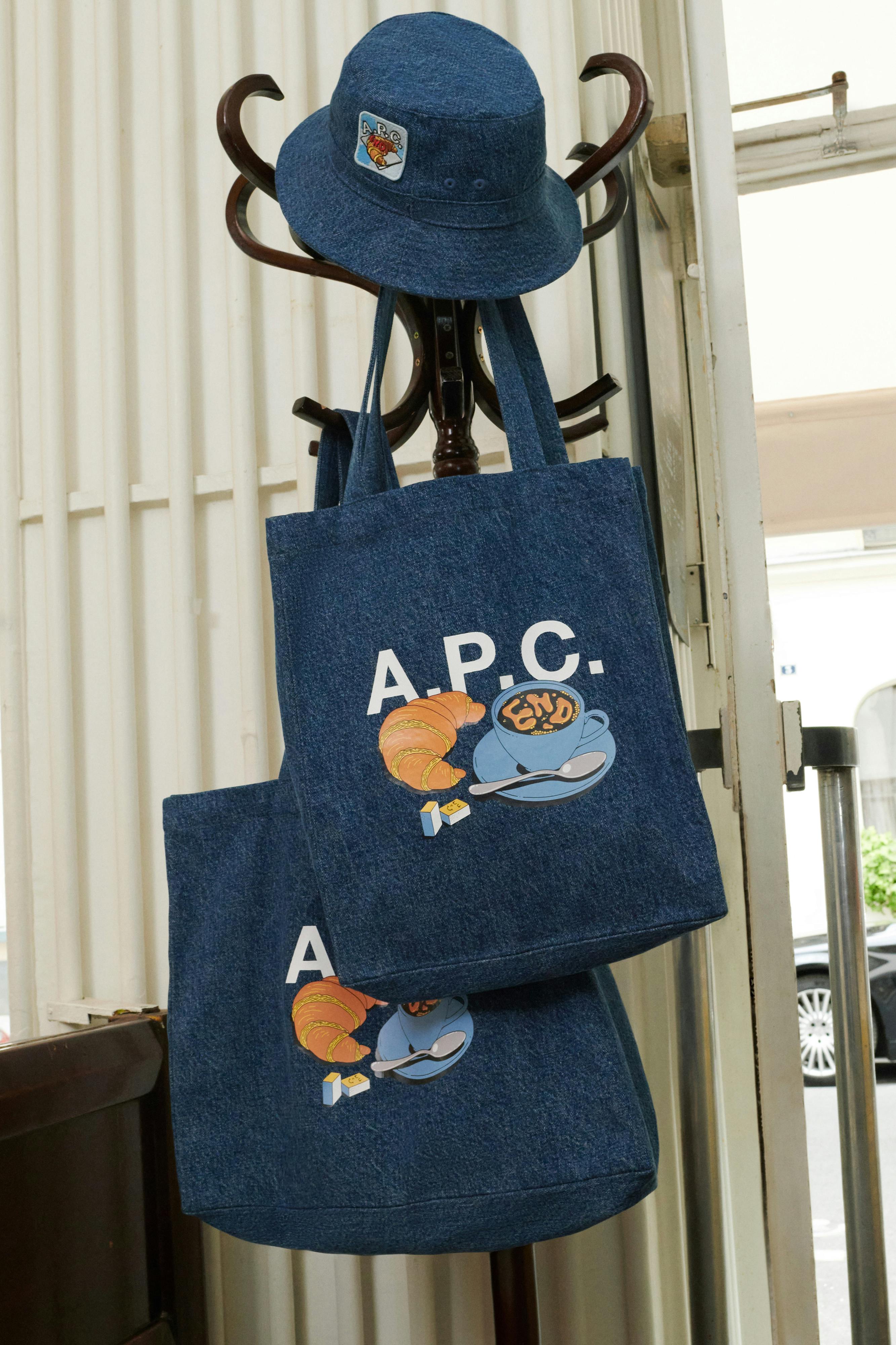 END. x A.P.C. Lou Denim Tote Bag