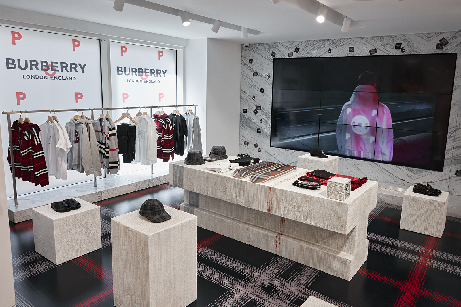 BURBERRY X POP TRADING COMPANY AT END. LONDON | END.
