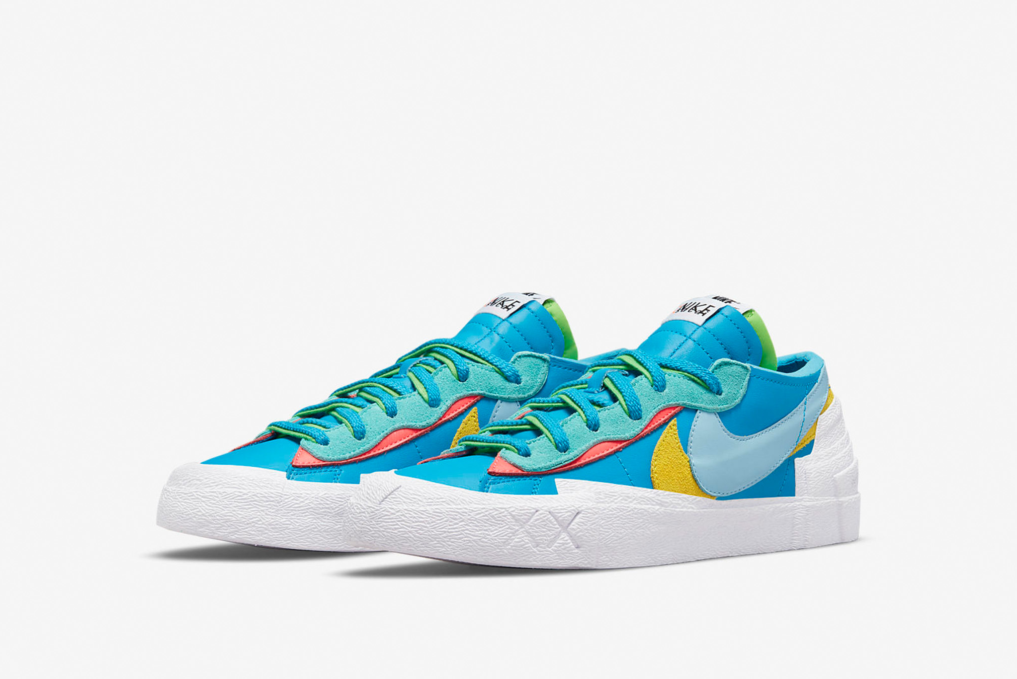 END. Features | Nike x Sacai x KAWS Blazer Low