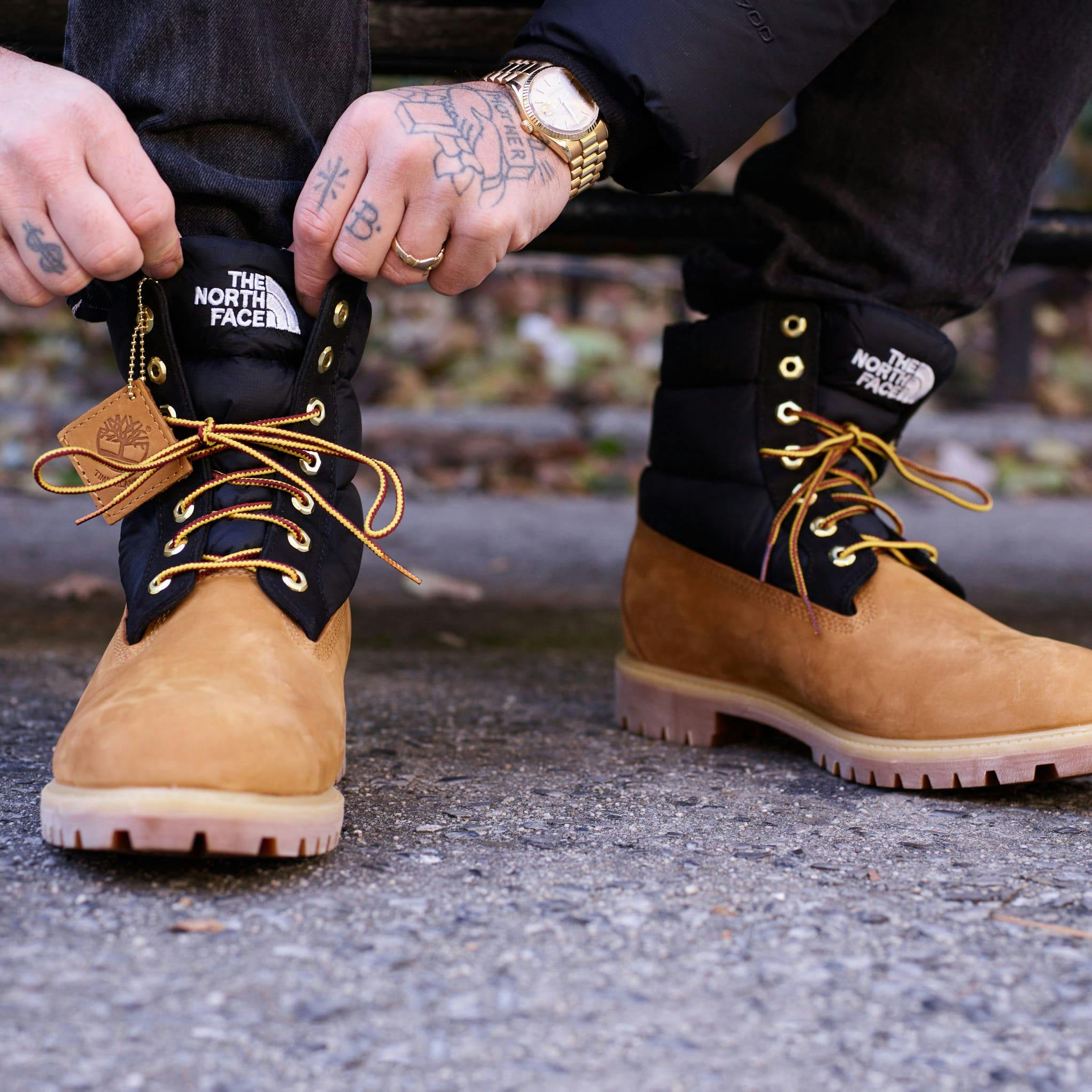 timberland x the north face