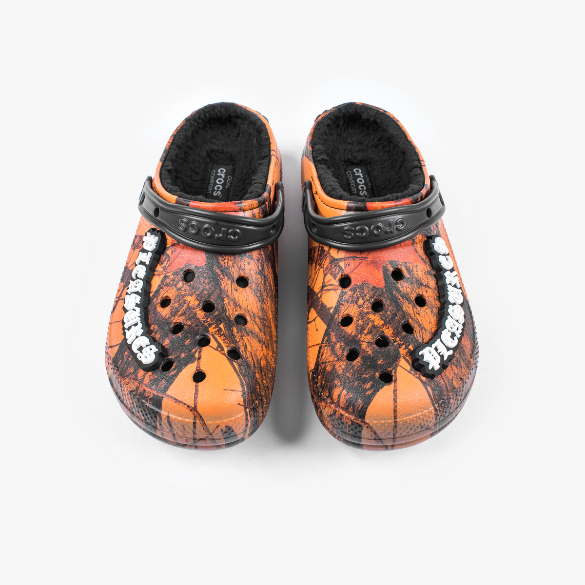crocs pleasures mossy oak