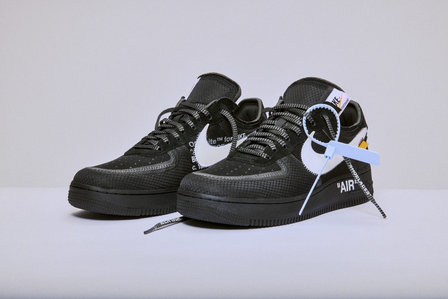 nike air force 1 the ten black