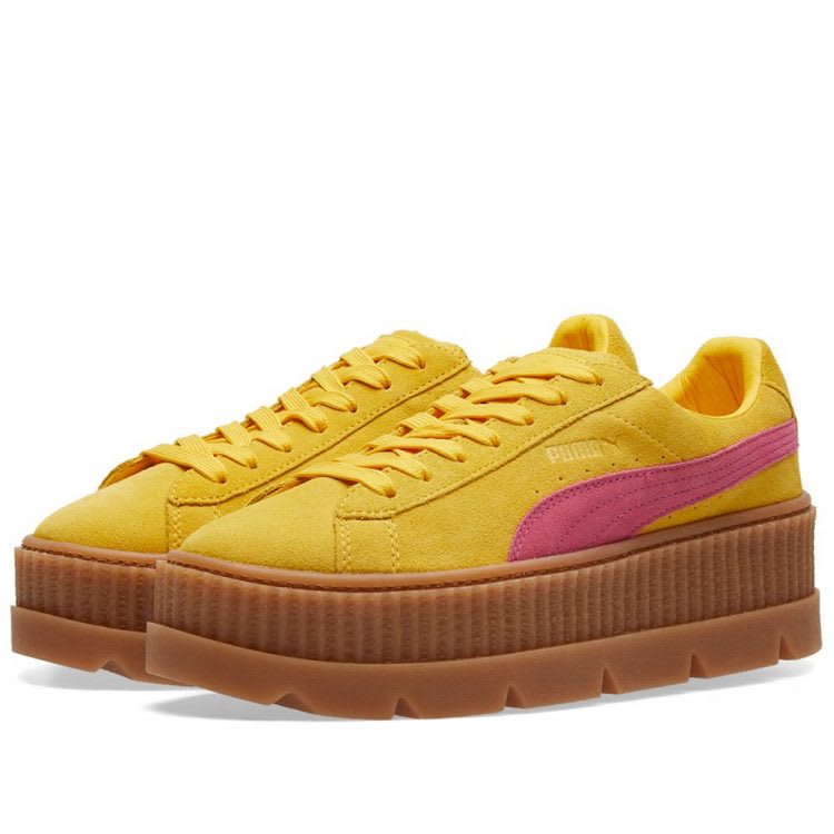 fenty puma yellow and pink