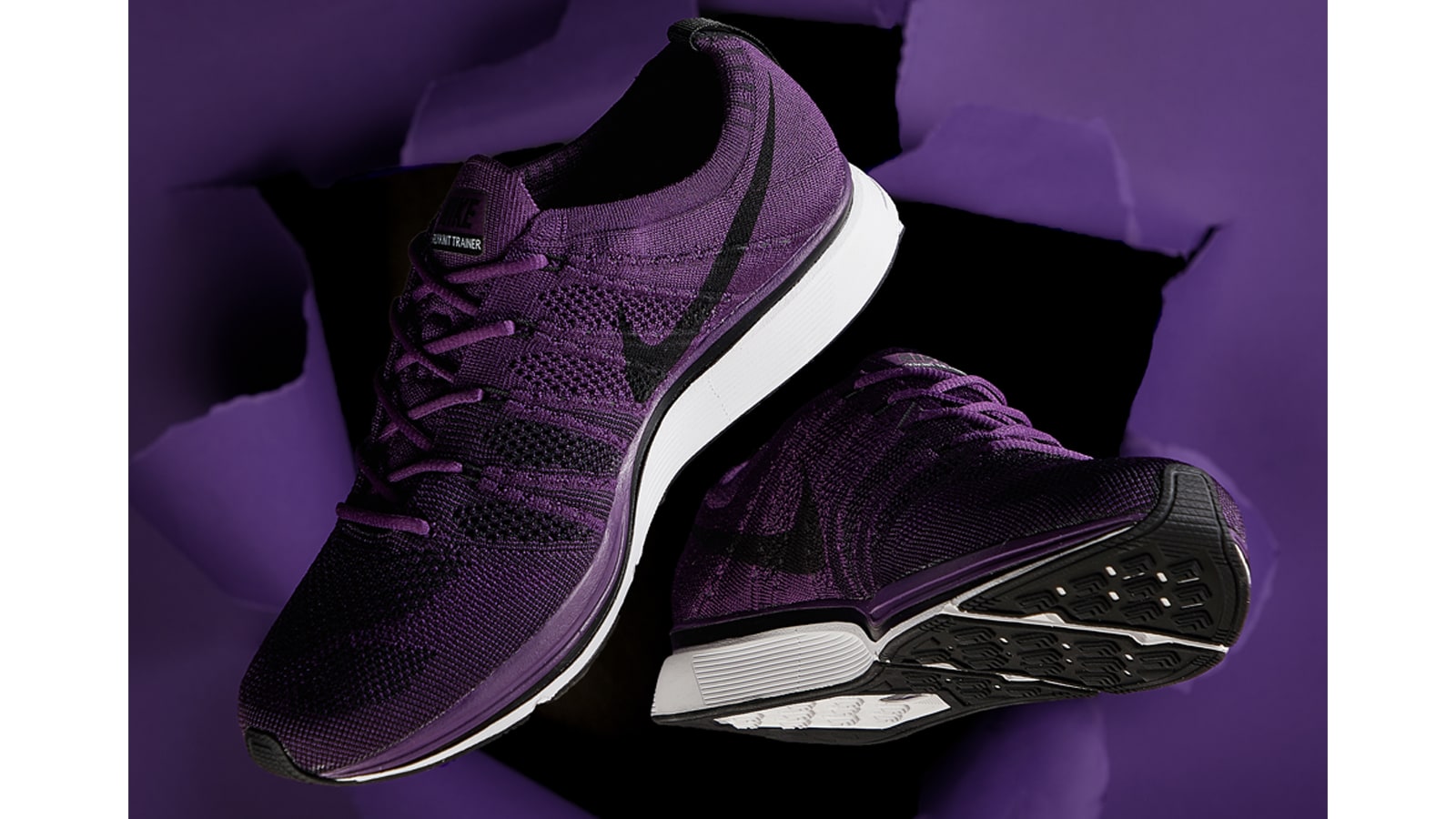 dark purple nike trainers