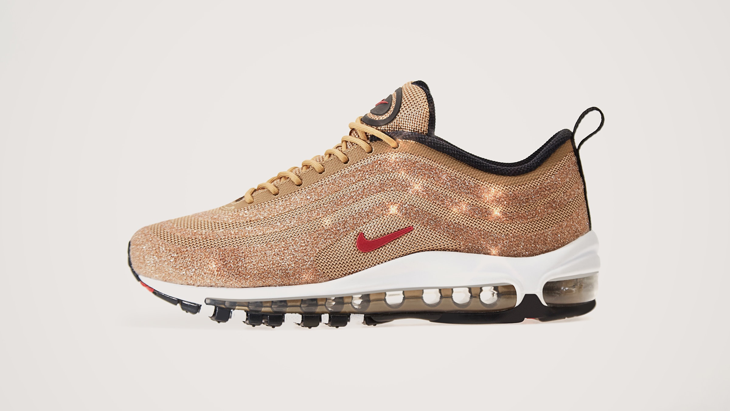 Air max 97 2025 metallic gold swarovski