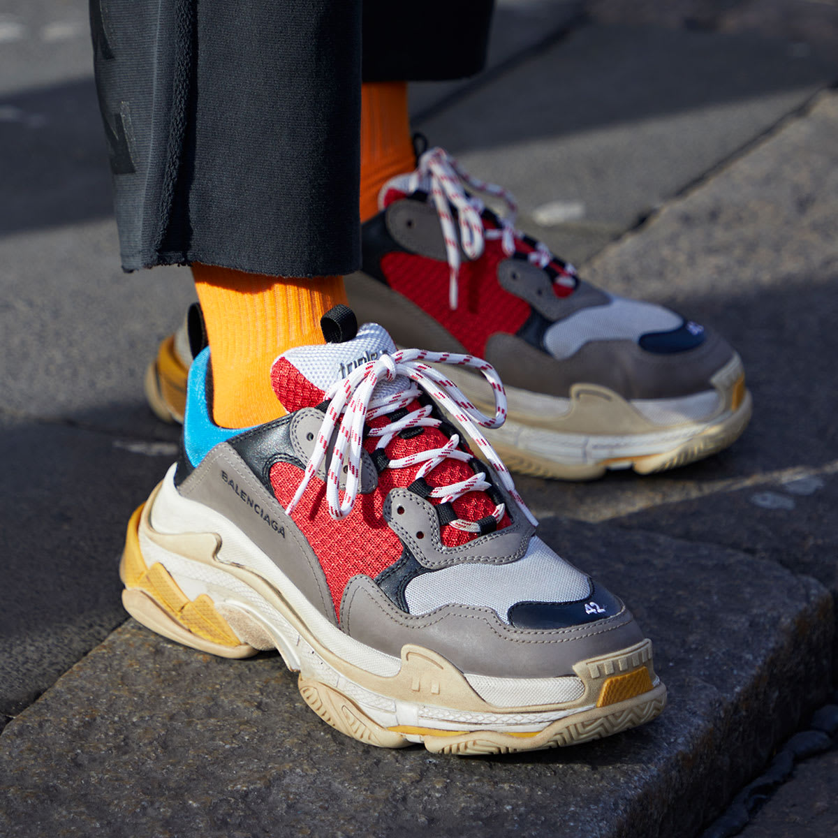 Triple S Sneakers In White With Pastel Multicolor Details  BALENCIAGA KIDS   Russocapri