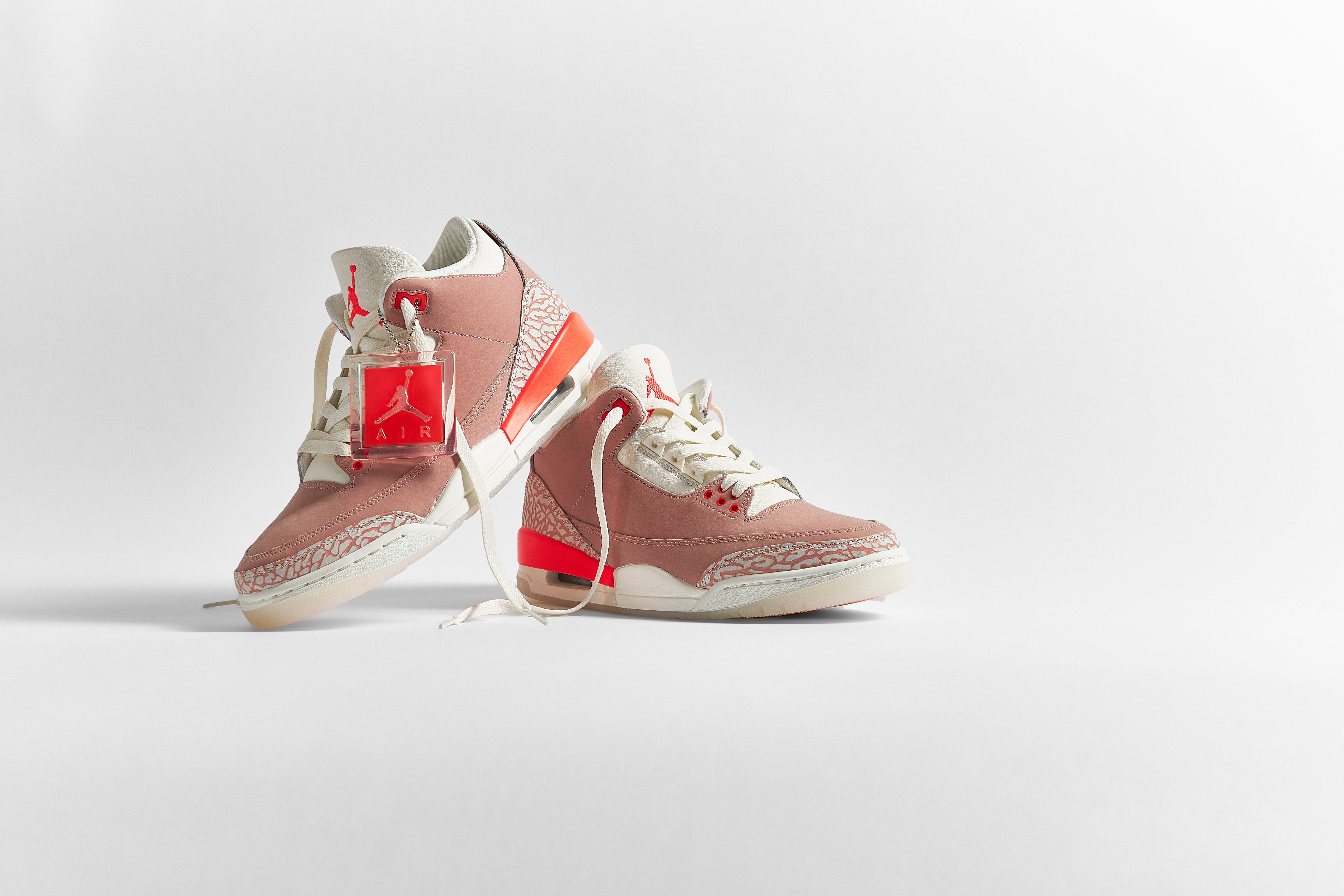 women jordan 3 rust pink