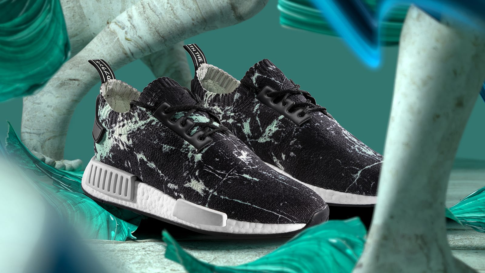 nmd green marble