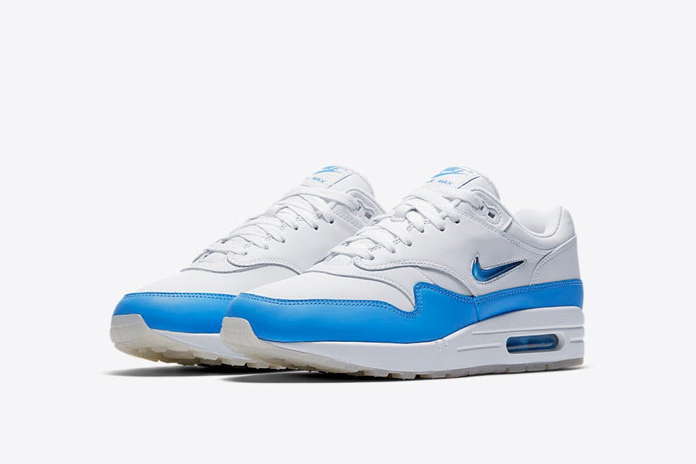 Ambient Microbe Integreren Nike Air Max 1 Jewel 'University Blue' - now on END. (AU) Launches | END.  (AU)