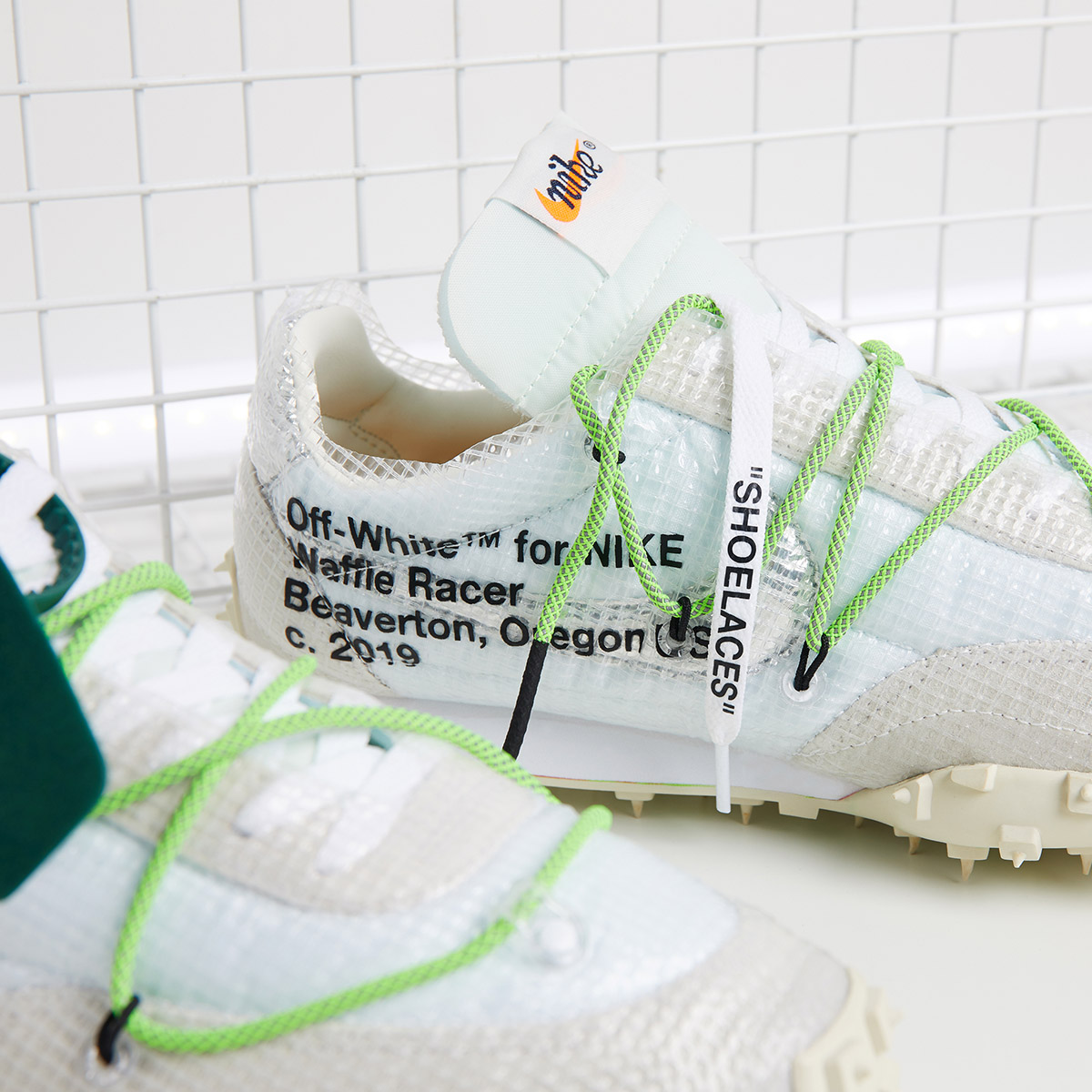 off white waffle racer men