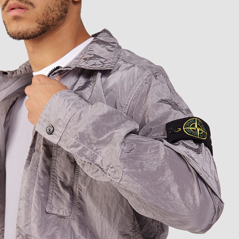 stone island overshirt lilac