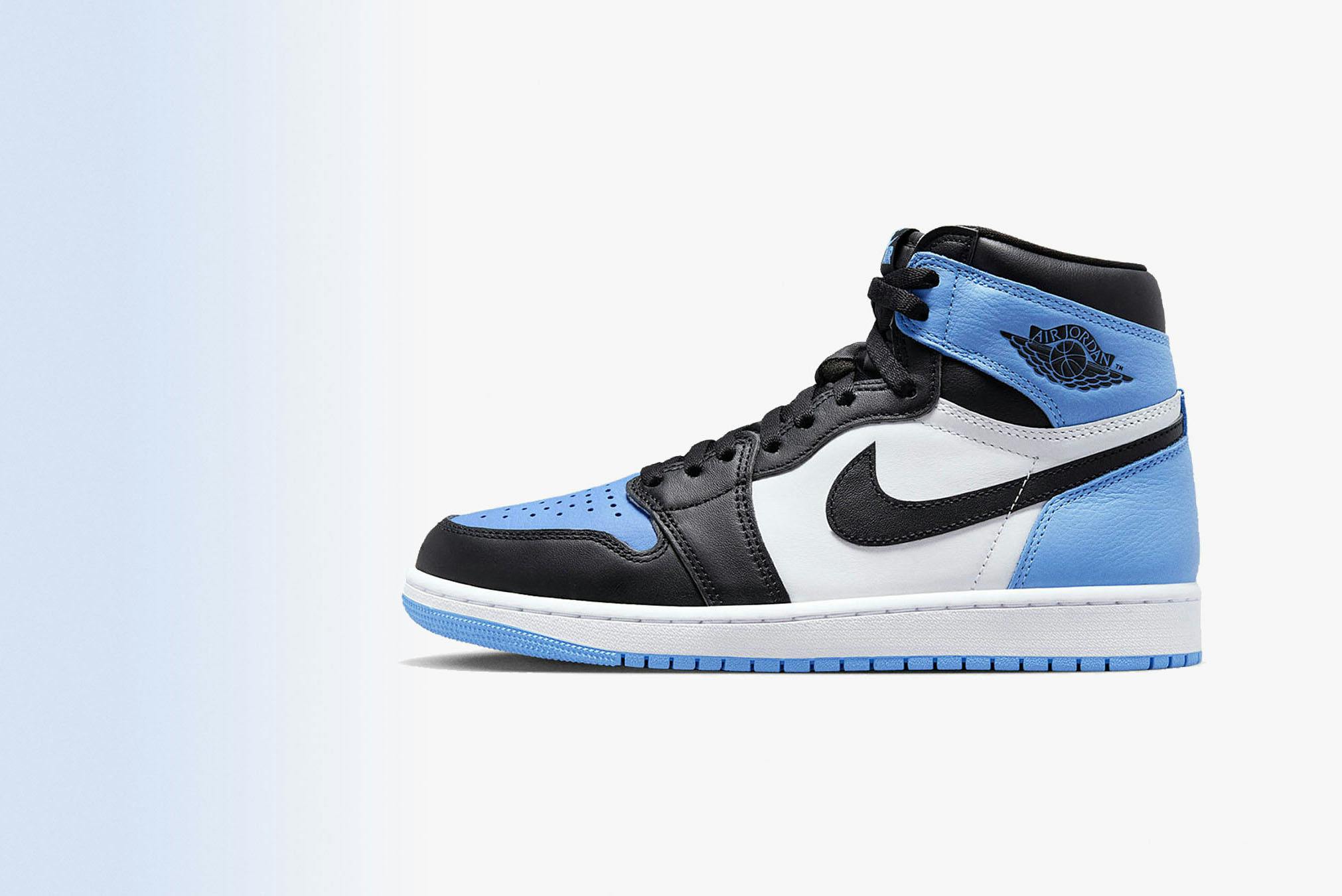 retro 1 unc on feet