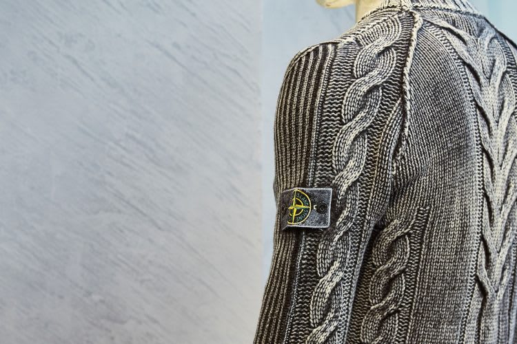 stone island frost cable knit