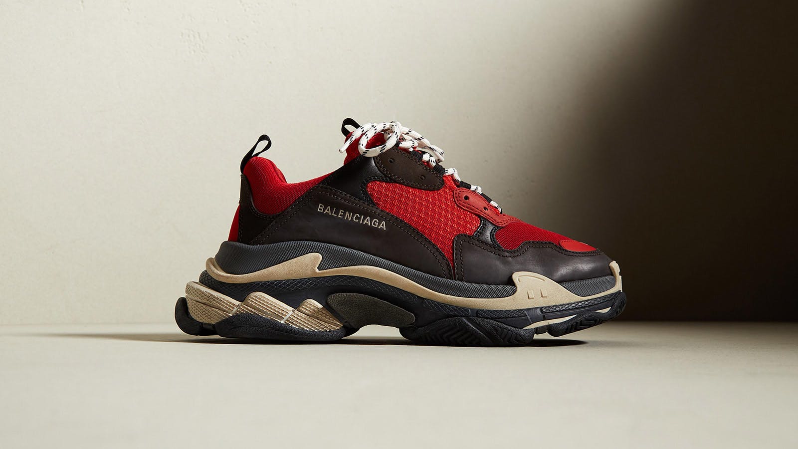 Balenciaga - Adidas Men's Triple S Sneaker - (Red/Black) – DSMNY E-SHOP