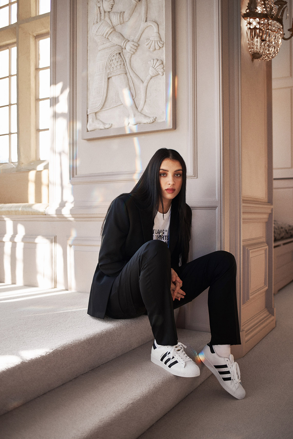 adidas superstar with socks