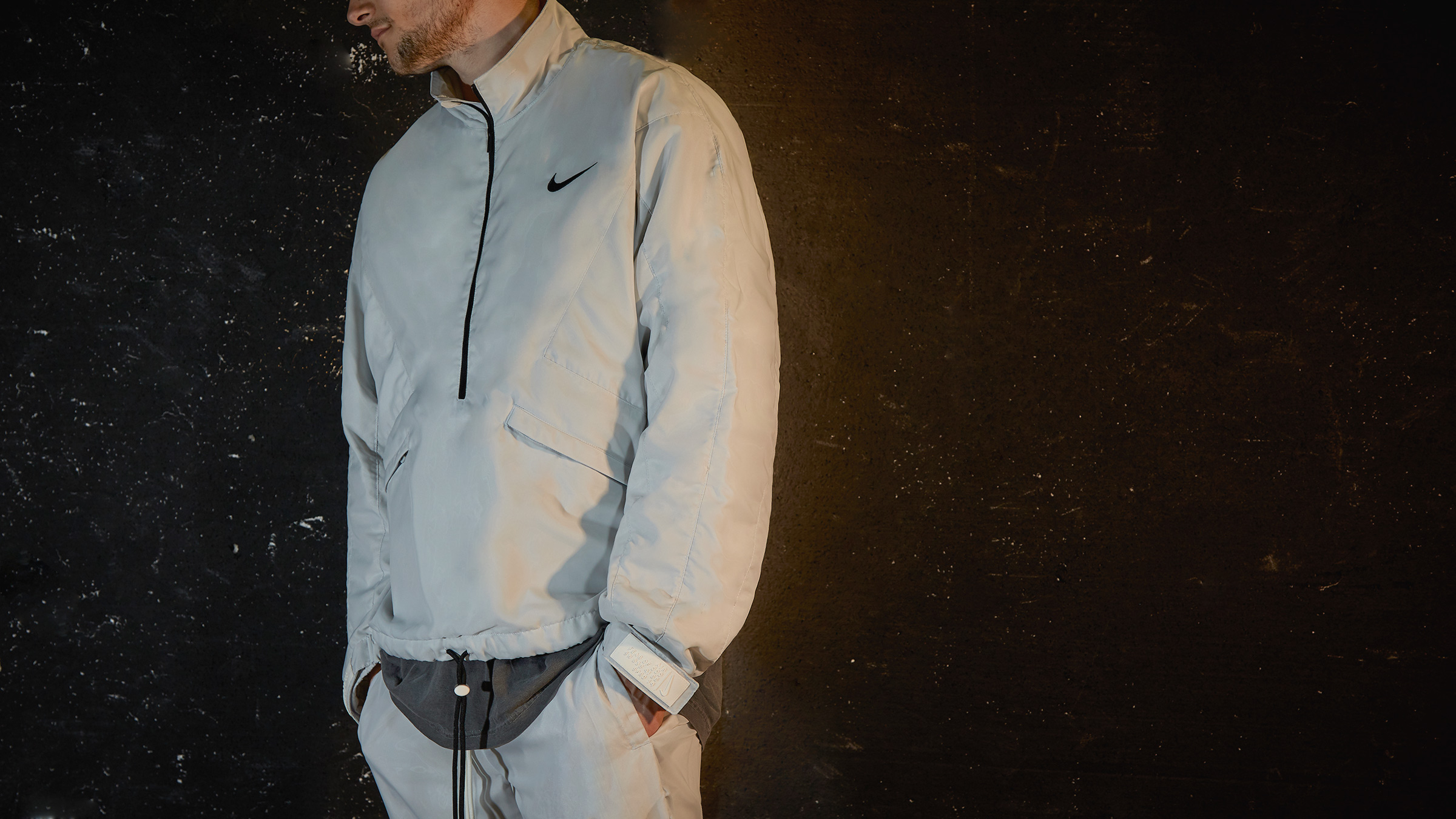 fear of god nike half zip