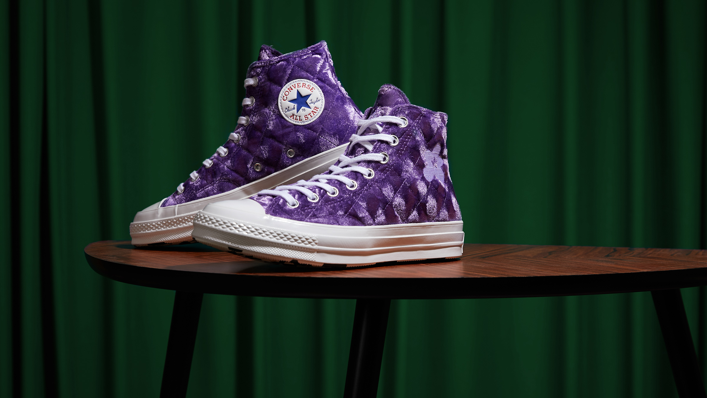 converse x golf le fleur purple velvet