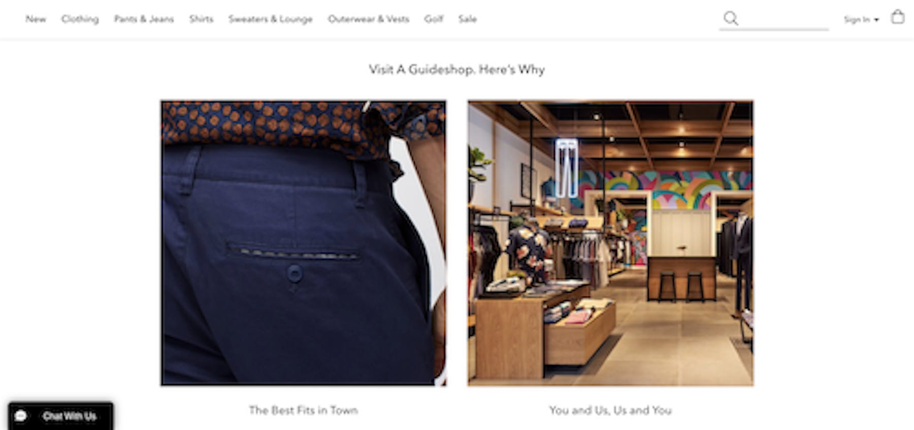 Bonobos Guideshops