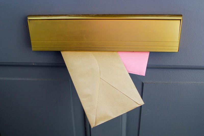 mail in letterbox