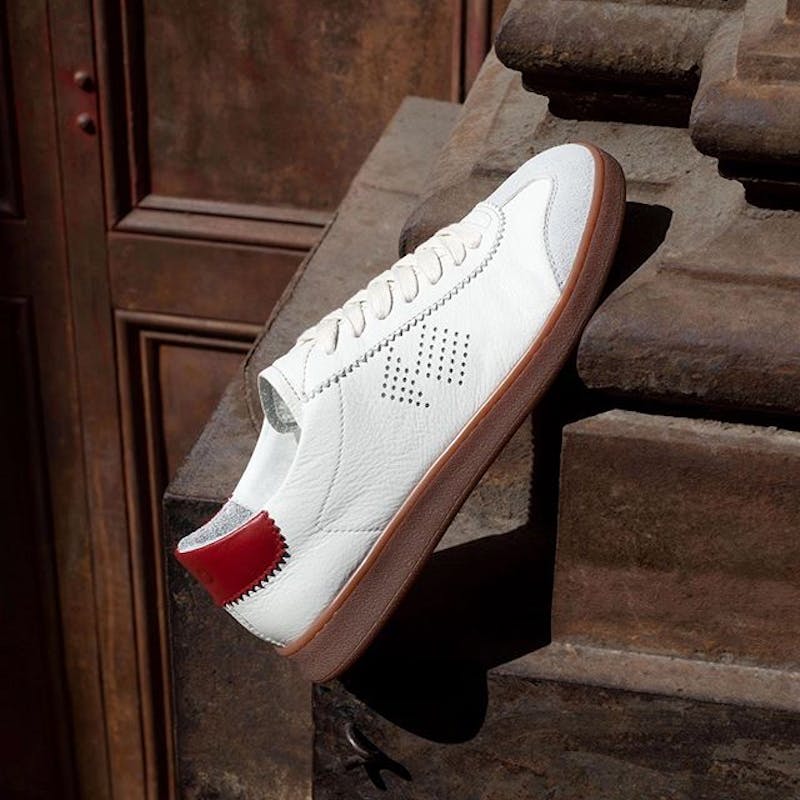 white sneaker
