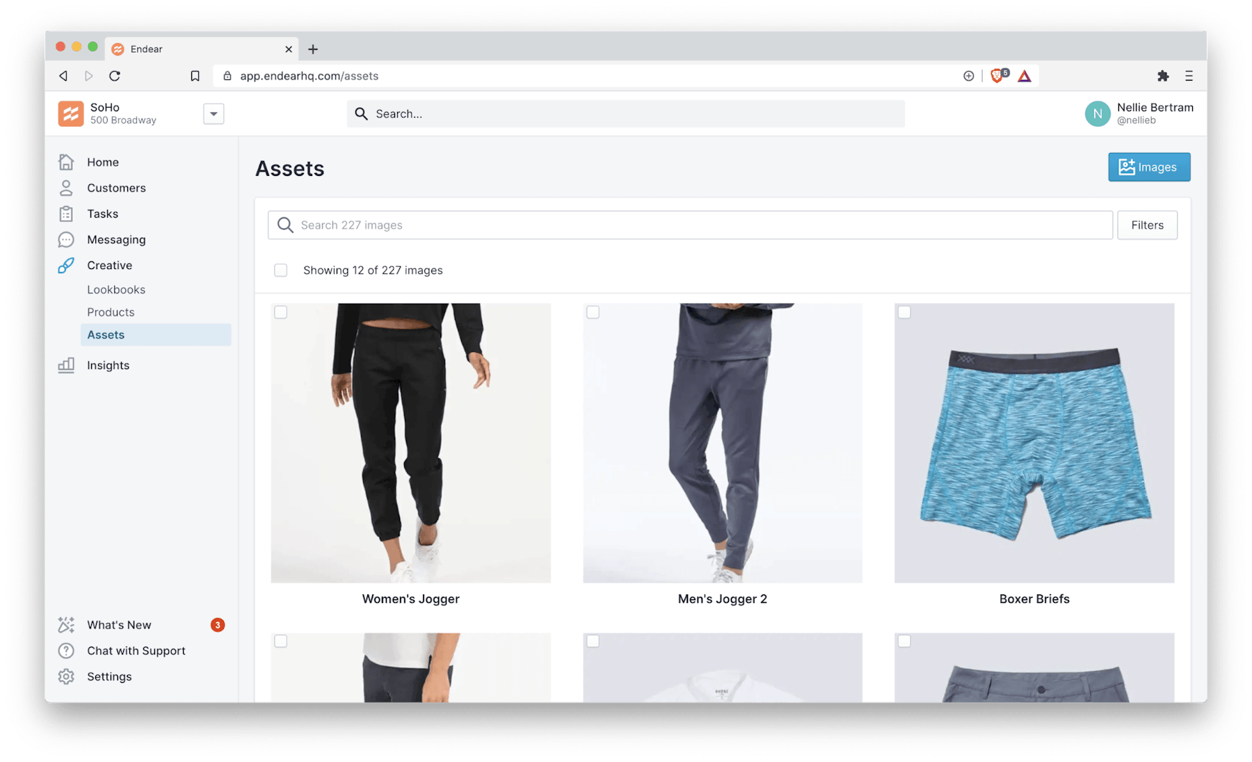 database of images
