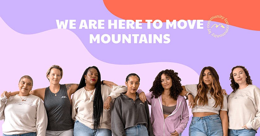 Members of The Breasties standing together