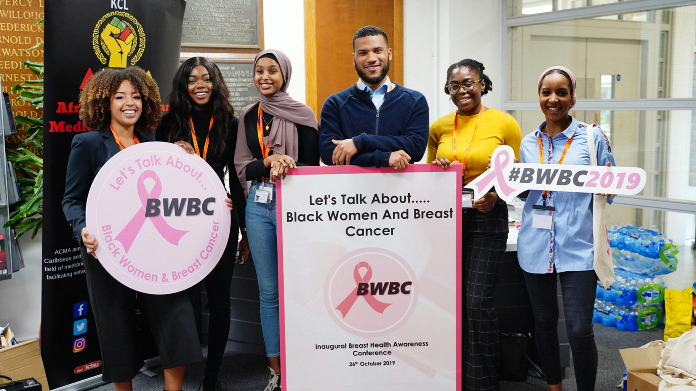 Black women and breast cancer group photo 