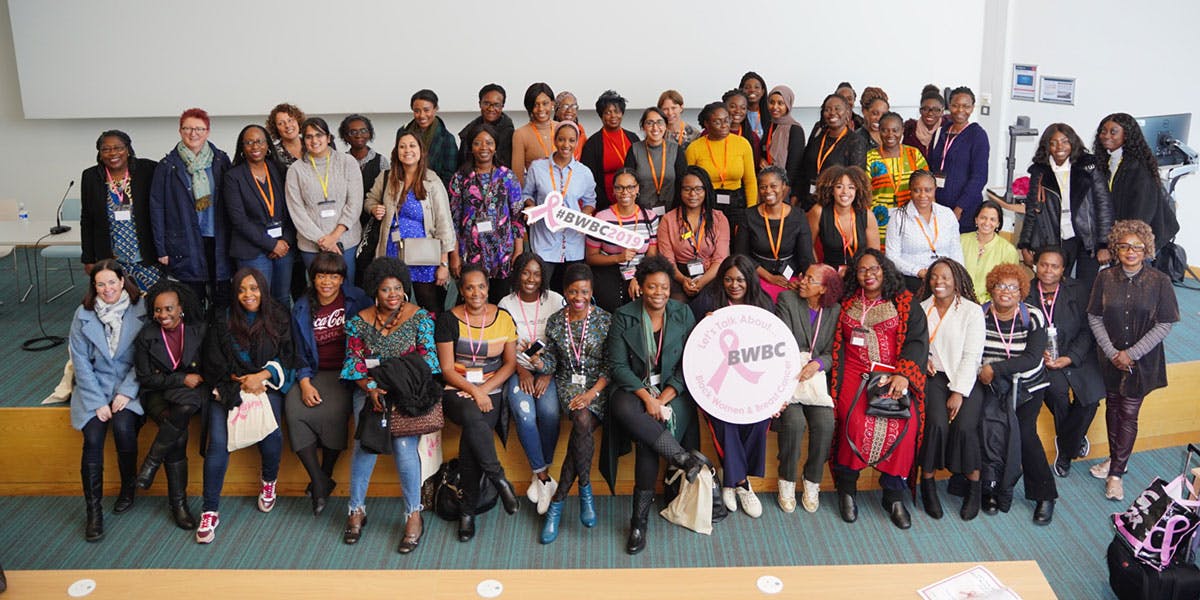 Group photo of attendees at Black Women and Breast Cancer 2019
