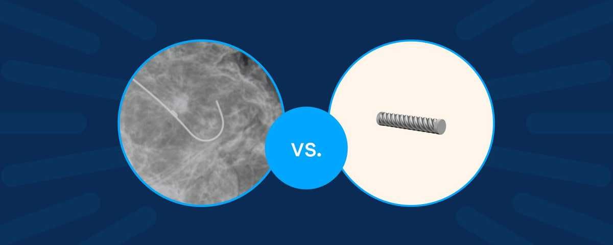 Wire-guided vs Magseed for lesion localization