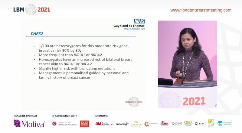 London Breast Meeting 2021 presentation slide 