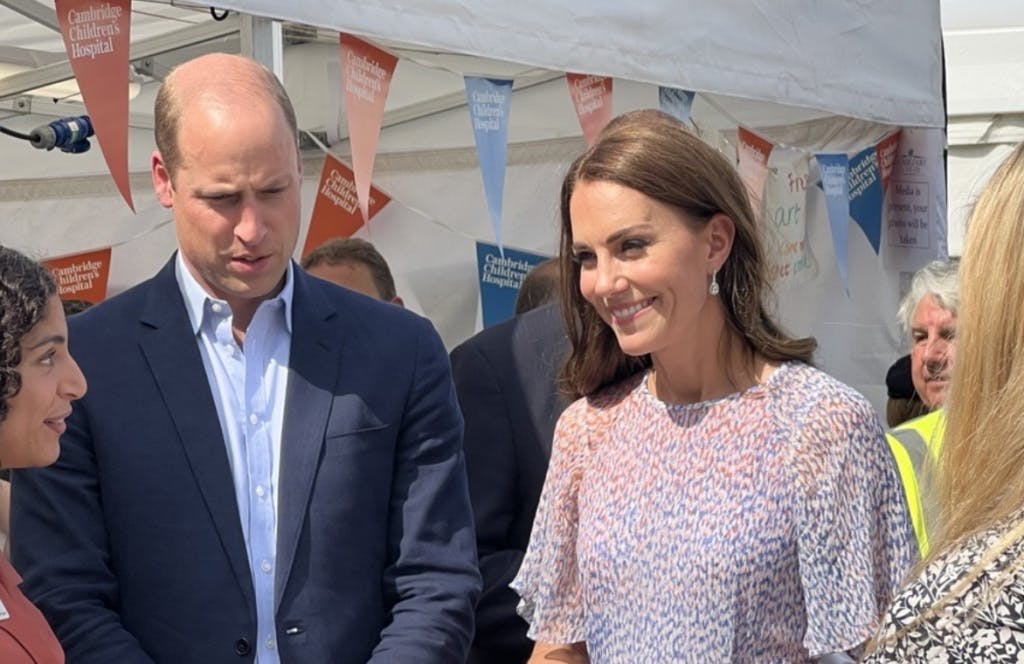 Duke and Duchess of Cambridge at Cambridgeshire County Day 