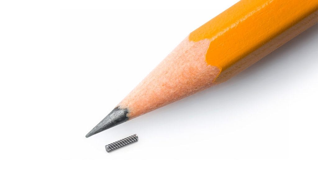 Magseed marker vs pencil size comparison