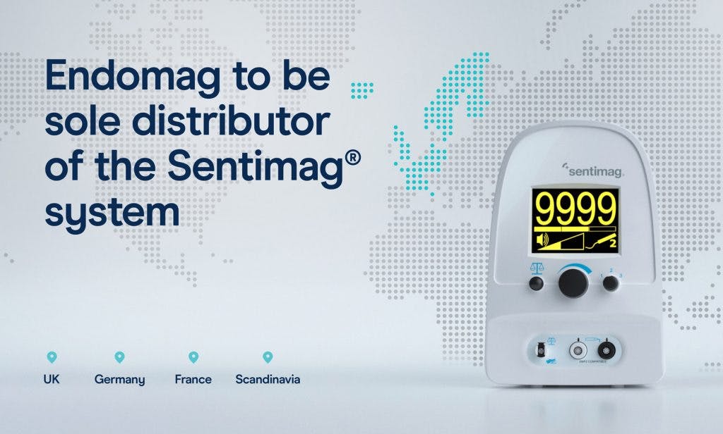 Endomag to be sole distributor of the Sentimag system announcement graphic 