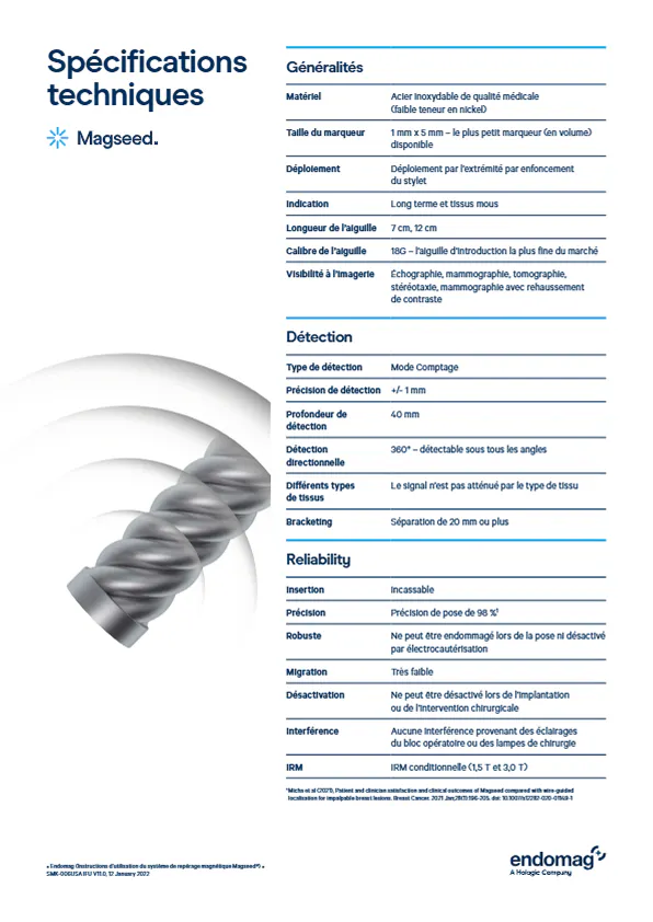Tech Spec Sheet Magseed