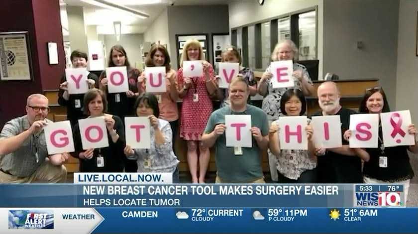 Wis News reports new breast cancer tool for surgery 