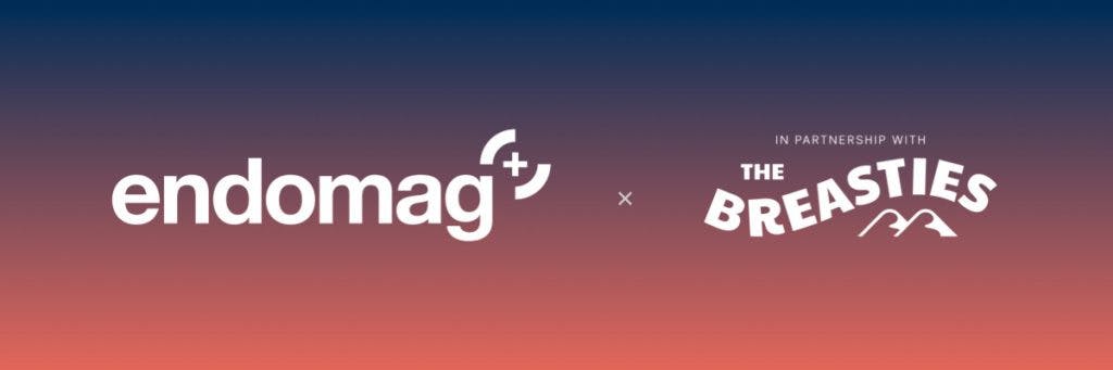 Endomag x The Breasties collaboration graphic