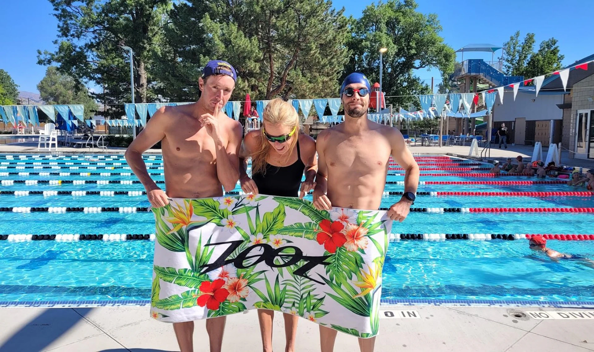 RTS Athletes at the pool