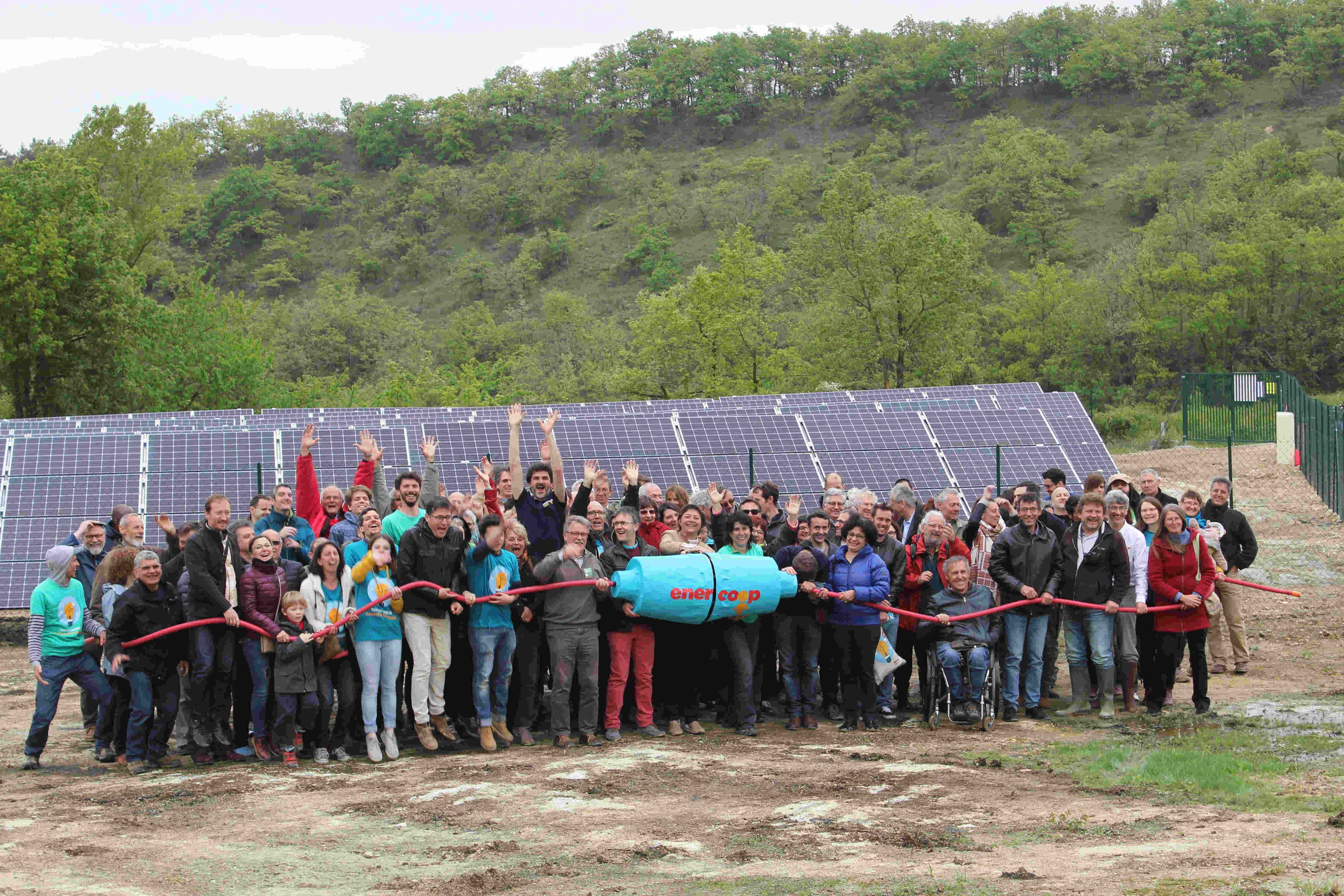 parc solaire de Montéchut à Auterrive - Enercoop Midi-Pyrénées