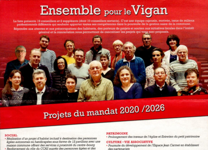 Programme municipal du Vigan