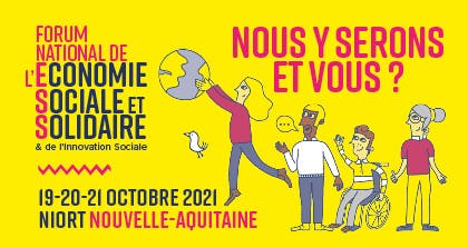 Bannière Forum National de l'ESS - Nous y serons, et vous ? - Enercoop Nouvelle-Aquitaine