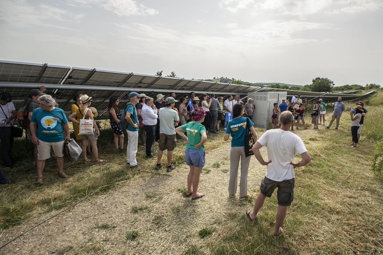 Inauguration du parc solaire de Pousse-Pisse et autoconsommation collective - Enercoop Midi-Pyrénées